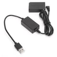 thumbnail image 2 of Cable USB de 55,5 V para fuente de alimentación móvil, acoplador de CC LPE12, batería ficticia para Canon M M2 M10 M50 M100, 2 of 14