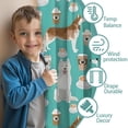 thumbnail image 3 of Blackout Kids Curtains,Husky and Coffee Childrens Insulated Curtains Set Of 2,Bedroom Essentials,Toddler Room Decor 52x63in(132x160cm), 3 of 4