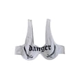 thumbnail image 3 of Lucakuins 2 uds. Trajes de baño para mujer, adultos con aros acolchados con letras y patrón de espada en forma de U sujetador de cuello Tops + Tanga con patrón de demonio Lucakuins  moda, 3 of 6