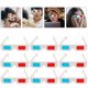thumbnail image 5 of 60 gafas de película 3D de papel, gafas 3D anaglifo, gafas 3D universales, 5 of 5