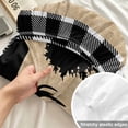 thumbnail image 4 of Twin Sze Fitted Sheet Set - Christmas Elk 2 Piece Bedding Sets 16" Deep Pocket Fitted Sheet with 1 Pillowcase, Xmas Tree White Black Buffalo Plaid Brushed Microfiber Hotel Luxury Bed Sheets, 4 of 9