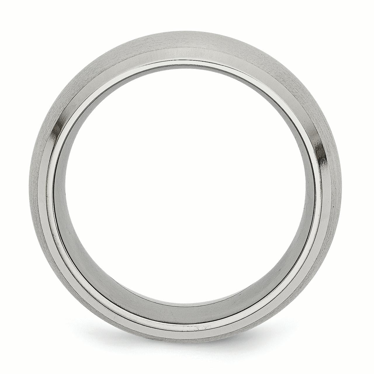Primal Steel Stainless Steel Brushed and 10mm Beveled Edge Band