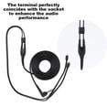 thumbnail image 3 of Cable de Repuesto para Auriculares Mmcx ANGGREK Negro para Se215 Se425 Se535 Se846 Ue900, 3 of 8