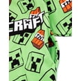 thumbnail image 4 of Minecraft Poncho-Serviette Vert Unisexe pour Enfants, 4 of 6