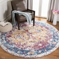 thumbnail image 2 of Safavieh  Bristol Caldonia Vintage Boho Oriental Polyester Rug 7' x 7' Round 6' Round, 8' Round Indoor Round, 2 of 8