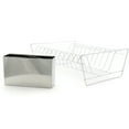 thumbnail image 5 of Better Chef 22 Inch Chrome 2 Tier Dish Rack Model DR-2201 with Cutlery Holder, 5 of 5