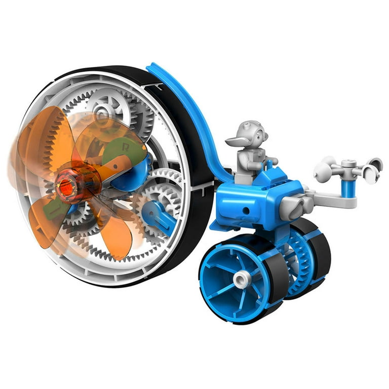 Windbots STEM Easy Build Robotics Project: 6-In-1 Wind-Powered