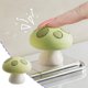 thumbnail image 1 of CaiYueKe Silicone Toilet Flush Button Cover Mushroom Shape Soft Press Pad Bathroom Tank Handle Protector Decorative Adhesive Sticker Home Decor Accessory, 1 of 7