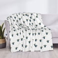 thumbnail image 3 of Rateoe Turtle Pattern Flannel Throw Blanket, Ultra-soft Blanket for Bed, Couch, Car, Hypoallergenic Anti-pilling blanket-80"x60"(Horizontal), 3 of 6