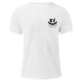 thumbnail image 4 of Stamzod Black Tees for Men Summer Round Neck Pullover Tshirt Daily Casual Loose Plus Size Tshirts Shirts for Men White S, 4 of 4