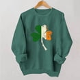 thumbnail image 1 of TaTaai Women Casual St Patrick's Day Printed Long Sleeve Crew Neck Sweatshirt No Hood Pullover Ladies Weekend Festival Outdoor Wear Soft Warm Non See Through Versatile Top Gift, 1 of 6