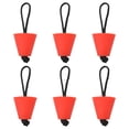 thumbnail image 1 of 6PCS/8PCS Universal Kayak Scupper Plug Kit Silicone Scupper Plugs Drain Holes Stopper Bung with Lanyard, 1 of 8