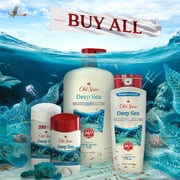 Old Spice Men's Deodorant, Aluminum Free, Invisible Solid Stick, Deep Sea, 3.0 oz