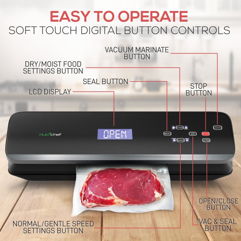 Nutrichef Electric Air Sealing Preserver System 