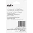 thumbnail image 3 of Helix Professional Cap Erasers White (Pack of 8), 3 of 3