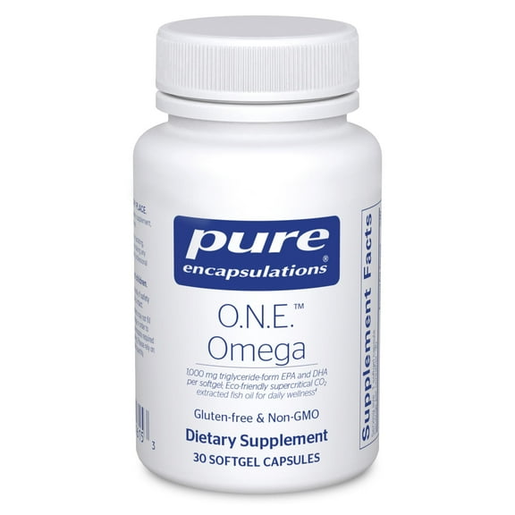 Pure Encapsulations O.N.E. Omega - Fish Oil Supplement for Heart Health, Joints, Skin, Eyes, and Cognition* - Fish Oil Concentrate with EPA and DHA - 30 Softgel Capsules