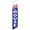 Blue/White, variant on Cobb Promo Open House Purple Advertising Feather Flag 12ft - Replacement Flag Only Without Poleset