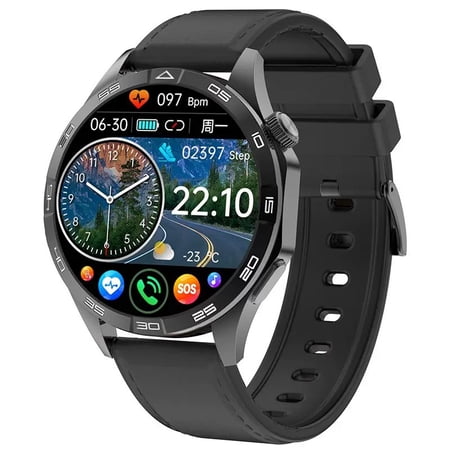 Smart Watch with Sleep Support, Call Function Heart Rate Tracking Message Alert One Key SOS Daily Watch