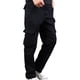 thumbnail image 1 of Pantalones largos de moda para hombre, con cordón, cintura elástica, multibolsillos, informales, largos y deportivos., 1 of 2