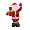 thumbnail image 2 of WREESH 150cm Inflatable Santa Claus Luminous Decoration Garden Decoration Props, 2 of 7