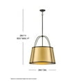 thumbnail image 2 of 4895BK-LDB-Hinkley Lighting-Clarke - 4 Light Large Pendant in Traditional-Transitional Style - 24.5 Inches Wide by 25.25 Inches High-Black/Lacquered, 2 of 10
