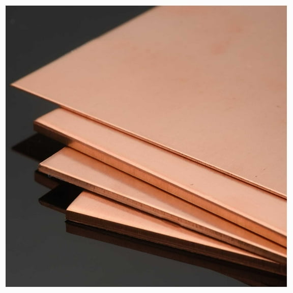 T2 Pure Copper Sheet,Copper Metal Plate 1.5mm Thickness for Crafts, Electrical Repairs