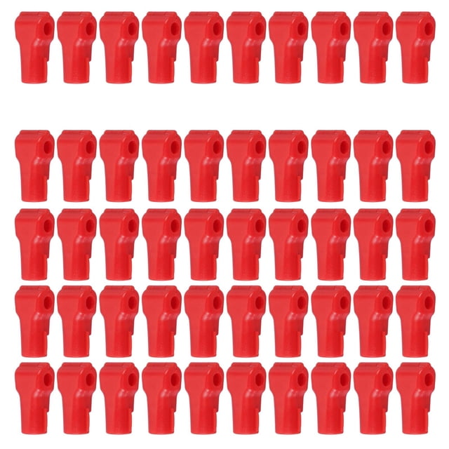 Terraxo 50 Pieces Peg Locks Pegboard Hook Lock Display Hook Stopper Panel Lock Compact Pp Construction Suitable for Shop Center Retail Store Merchan 4.5 mm Hole Dia