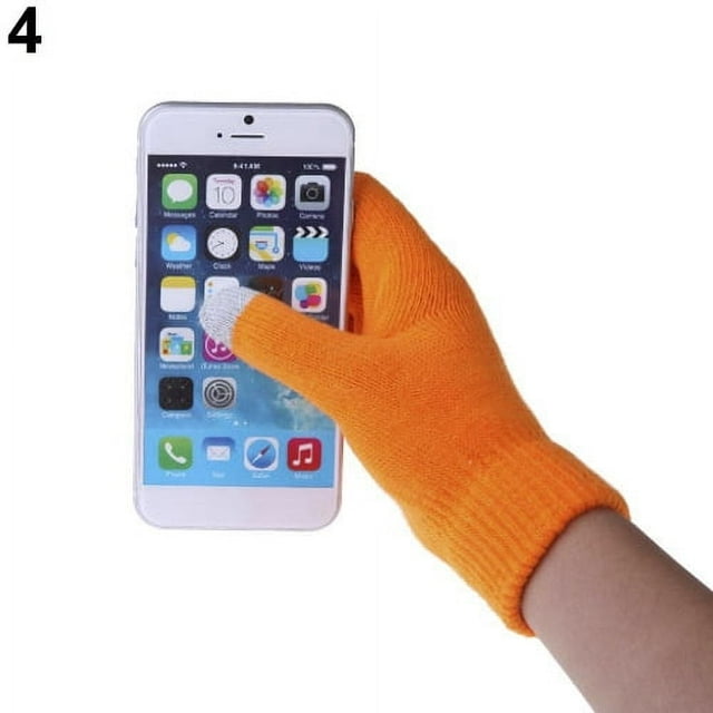 Women Men Winter Soft Warm Texting Capacitive Smartphone Touch Screen Gloves