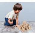 thumbnail image 2 of 100 Blocs de Construction en Bois Naturel, Blocs de Formes Différentes, dès 3 Ans, 2 of 5