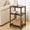 Brown, variant on Small Side Table with 3-Tier Shelf, Narrow Wood End Table for Small Spaces, Living Room Bedroom, Walnut