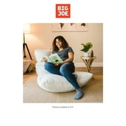 Big Joe Roma Bean Bag Chair, Moonstone Tessellation Lenox, Durable Woven Polyester, 3 feet