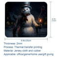 thumbnail image 5 of Retro Christmas Snowman Computer Mouse Pad,Rubber Mouse Mat for Gaming, Office, Laptop, PC, Women, 5 of 7