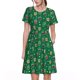 thumbnail image 1 of Balery Milk Tea3 Vestidos sueltos de manga corta para mujer, vestidos de verano 2025, vestidos casuales de corte A con vuelo., 1 of 6