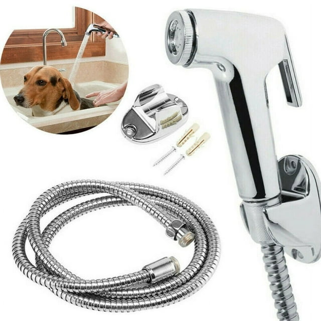 3 in1 Douche Sprayer Shower Head Sprinkler Hose Bracket Bidet Shattaf Set