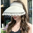 thumbnail image 4 of CoCopeaunt Wide Brim Sun Visors for Women Girls Sun Protection Sun Hat Soft Headband Caps Foldable Lightweight Outdoor, 4 of 7