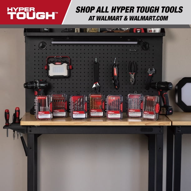 Hyper Tough 37-Piece Screwdriver Bit Set in Click Fit Case