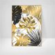 thumbnail image 3 of Set of 3 design poster murals, forest golden leaves palm leaf, without frame, mural print pictures art poster decoration for living room, 3 of 5