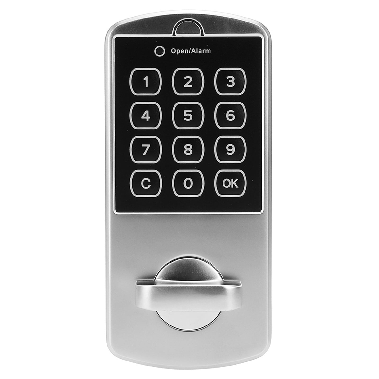 YAHHU Electronic Keyless Password Cabinet Door Lock Kit, Zinc Alloy File Code Security Lock for Home Office Use, Vertical Type with Heaven and Earth Bolt (4.9 x 2.4 in / 125 x 60 mm)