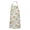 Pioneer Flower Floral-1, variant on Pioneer Flower Floral Print Pattern Apron for Women and Men, Cotton Linen Waterproof with Pockets, Adjustable, 33x27 Inch for Kitchen, Gardening, BBQ, Salon
