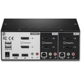 thumbnail image 2 of TRENDnet 2-Port Dual Monitor DisplayPort KVM Switch with Audio, TK-240DP, 2-Port USB 2.0 Hub, 4K UHD Resolutions Up to 3840 x 2160, Connect Two DisplayPort Monitors, Dual Monitor 2 Port KVM Switch, 2 of 10