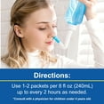 thumbnail image 5 of (3 pack) Equate Natural Saline Powder Packets Sinus Wash Refills for Allergies & Congestion Relief, 50 Count, 5 of 12