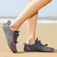 thumbnail image 2 of HBFAGFB Chaussures pour Hommes à la Mode Simples Plein Air Randonnée Entraînement Physique Espadrilles Sorties Gris Foncé Taille 42, 2 of 6