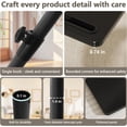 thumbnail image 3 of Sofa Armrest Tray Table for Couch Swivel Height Adjustable End for Small Spaces Snack Side Table for Bed or Chair with Phone & Tablet Slot (Rustic ), 3 of 8