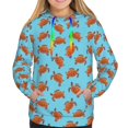 thumbnail image 3 of KLL Turtle for Womens Pullover Hoodie with Pocket Hooded Long Sleeve Shirts Sweatshirt for Women-Medium, 3 of 7