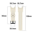 thumbnail image 1 of Correa de reloj de silicona para Huami Amazfit T-Rex Pro/Amazfit T-Rex (Beige) Ehuebsd  Para estrenar, 1 of 8