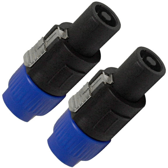 Seismic Audio  - 2 Pack of Speakon to 1/4 Inch Female Mono Adapters - Pro Audio - SAPT215-2Pack