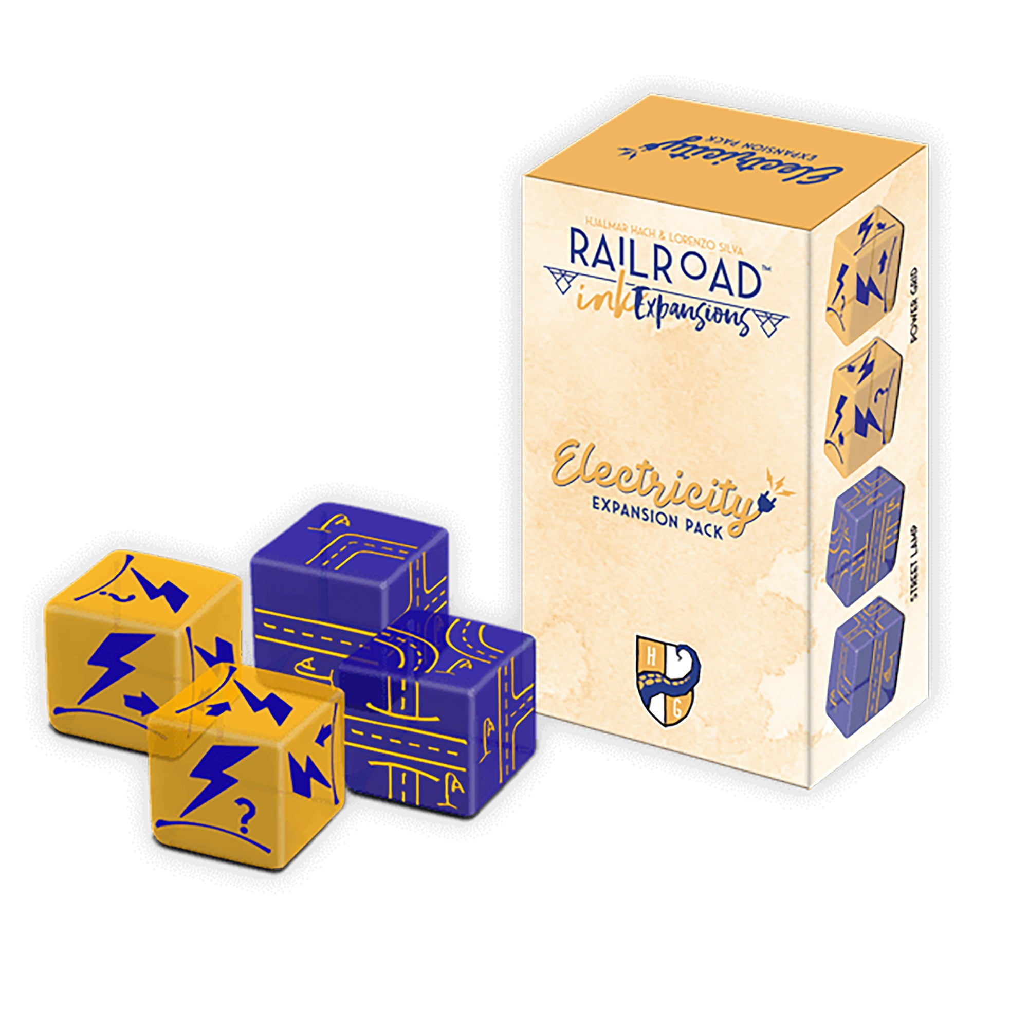Heidelberger Spieleverlag Railroad Ink Challenge Underground Dice Expansion - Erweiterung Für Würfel-Brettspiel Würfelspiel Zubehör
