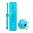thumbnail image 2 of Motion Plus Remote Controller For Nintendo Wii, 2 In 1 Wireless Motion Plus Remote Control And Nunchuck Controller For Nintendo Wii And Wii U With Silicone Cover (Blue), 2 of 7
