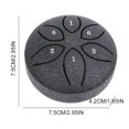 thumbnail image 2 of Tambor Handpan de 3 pulgadas y 6 notas con mazo de tambor instrumento de tambor de lluvia, 2 of 8