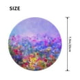 thumbnail image 3 of Disketp Colorful Purple Cosmos Flower Small Mouse Pad 7.9x7.9 Inches,Washable Round Mousepad For Office Laptop Computer,Non-Slip Rubber Base Mouse Pads For Wireless Mouse, 3 of 9
